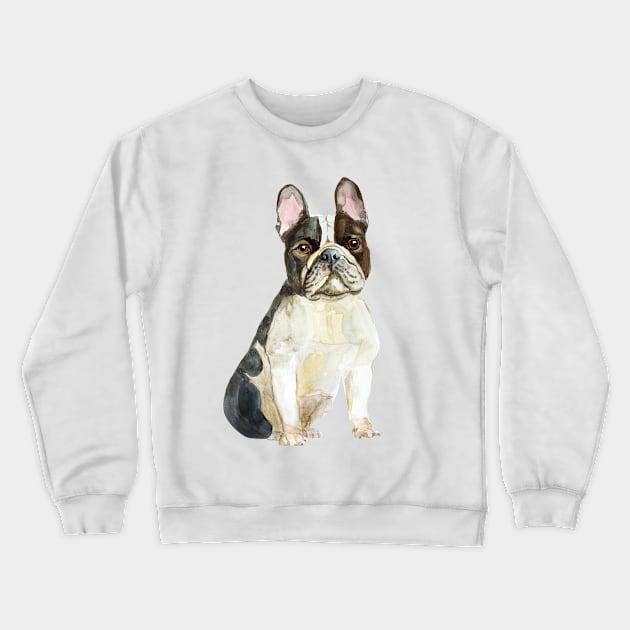 French Bulldog Crewneck Sweatshirt by VicaVeresk